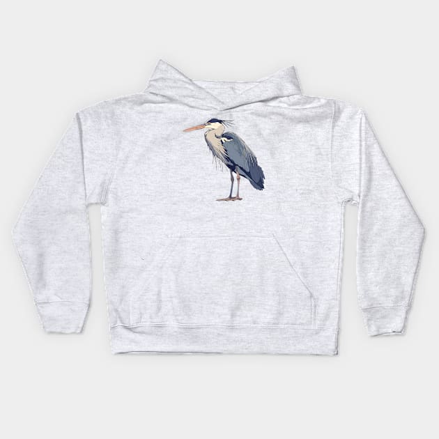 THE HERON Kids Hoodie by Drank